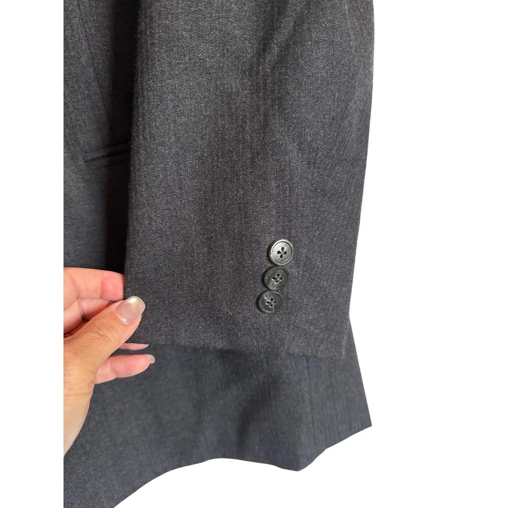 Custom Tailored Wong's Hong‎ Kong Gray Mink Cashmere Sport Coat Classic Business